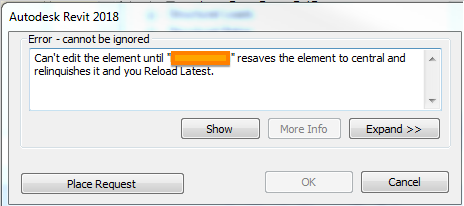 How to Edit Revit Element Owned by Someone who is now on holiday?