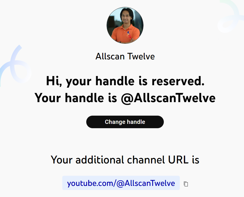 Here is the clickable link: https://youtube.com/@AllscanTwelve