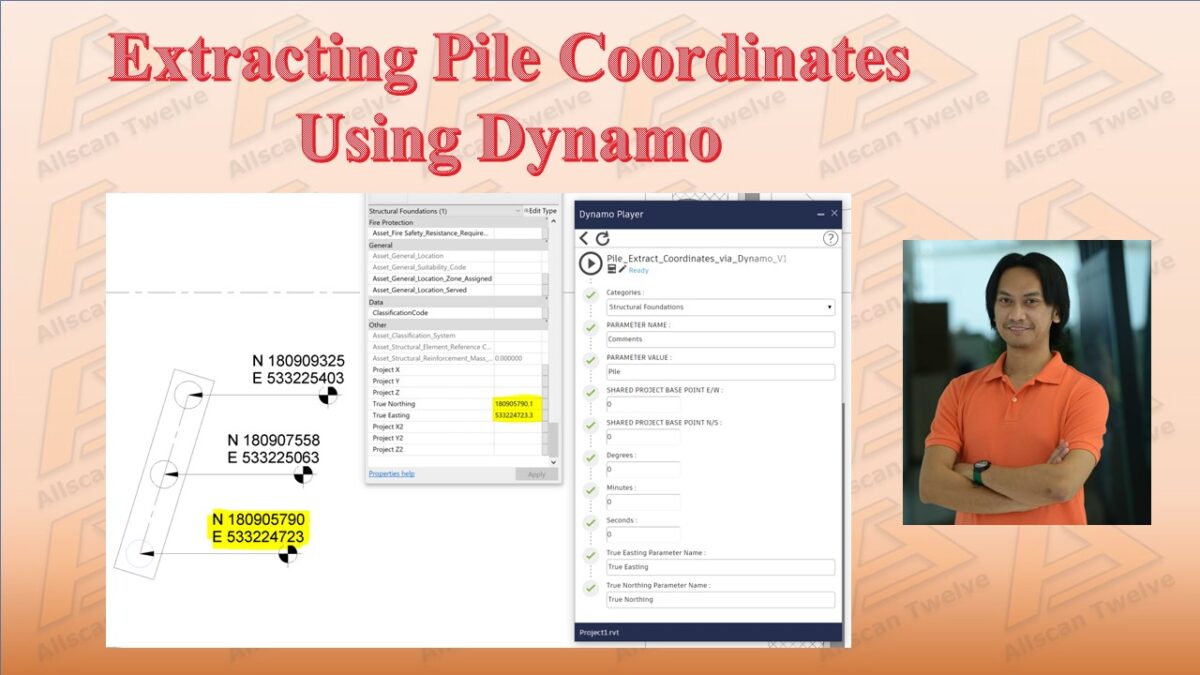 Extracting the Structural Pile Coordinates Using Dynamo in 2024